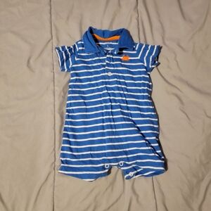 Carters Collared Baby Romper